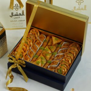 بوكس ذهبي فاخر حجم وسط (38قطعة)